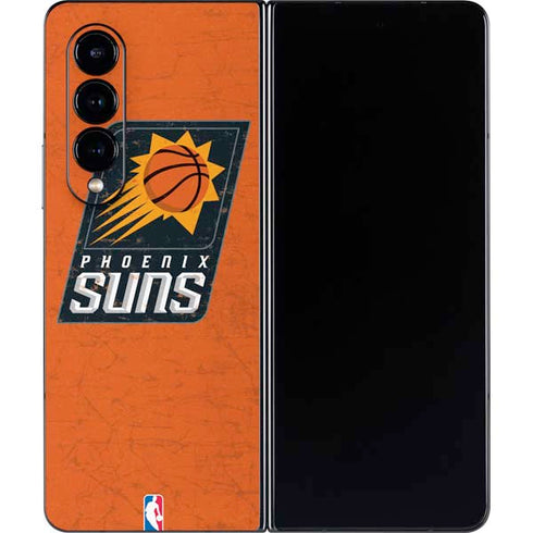 NBA Phoenix Suns Distressed Galaxy Z Fold4 5G Skin
